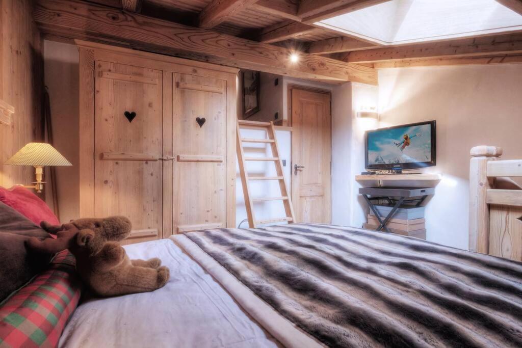 Duplex Chaleureux Au Coeur De Megeve 2 P Apartment Luaran gambar