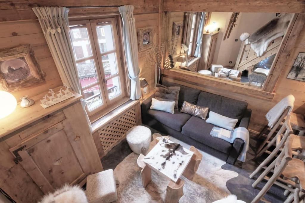 Duplex Chaleureux Au Coeur De Megeve 2 P Apartment Luaran gambar